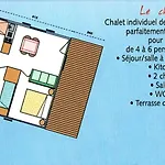 شاليه Chalet Iris Pour 6 Prix Semaine *